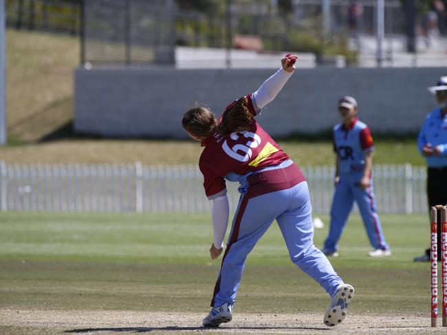 Slayers all-rounder Taylor McMahon continued her excellent start to the season at Olds Park. Picture Warren Gannon Photography