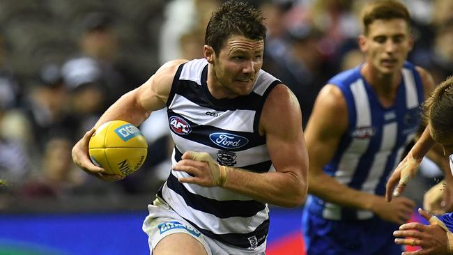 Patrick Dangerfield says the pay deal is still a long way off.