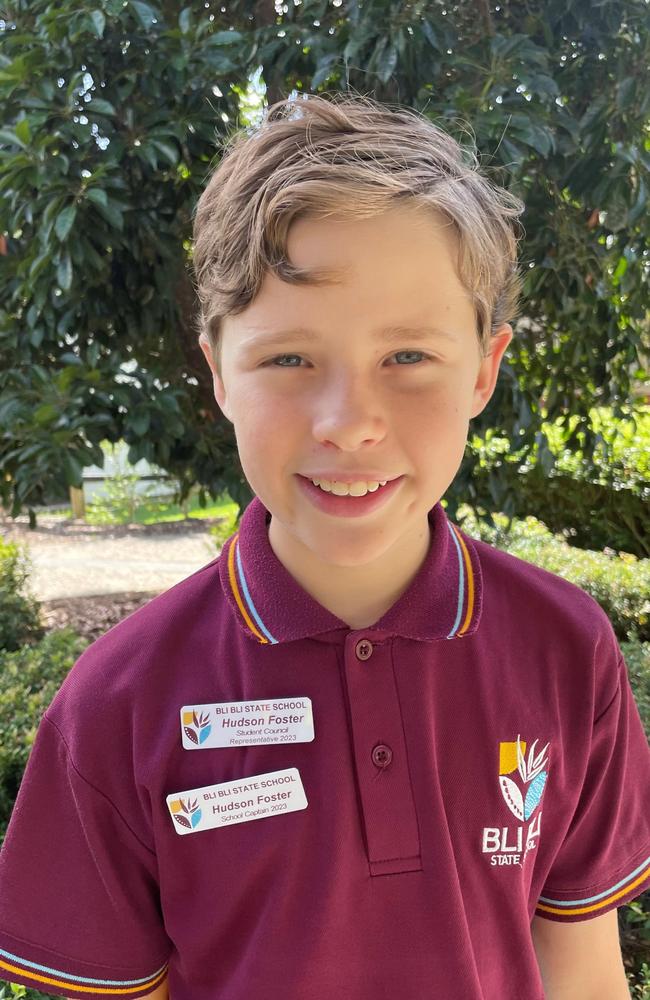 Bli Bli State School captain Hudson Foster