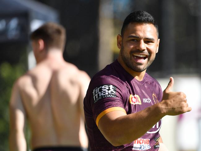 Ben Te'o played 96 games acrooss six seasons for the Broncos. Picture: AAP Image/Darren England