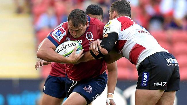 BIG DAY: Queensland Reds star Ruan Smith is among the star attractions at the Gympie Hammers Ladies' Day at Albert Park today. Picture: Bradley Kanaris