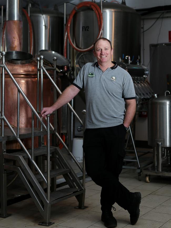 Beer maker Geoff Davenport from Granite Belt Brewery in Stanthorpe. Picture: Tara Croser.