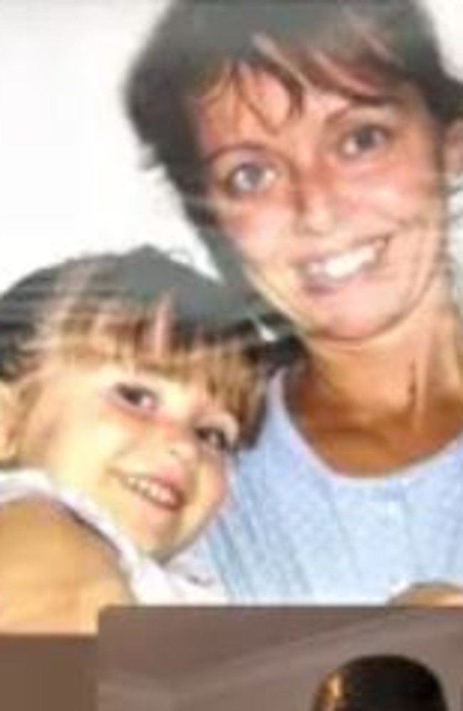 A young Susan Bald with her daughter. Picture: GoFundMe.