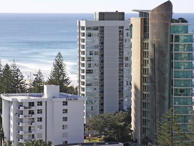 Katrina Keegan and Penelope Nicholls have sold the most properties on the Gold Coast. This is the view from one of the apartments they sold. Picture: Tertius Pickard