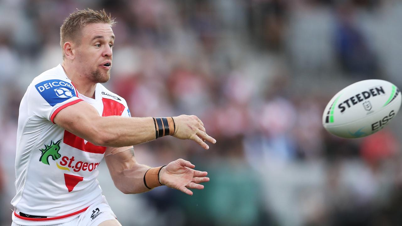 Matt Dufty played four seasons with the Dragons, before being unceremoniously dropped from the side in mid-2021. Picture: Matt King/Getty Images