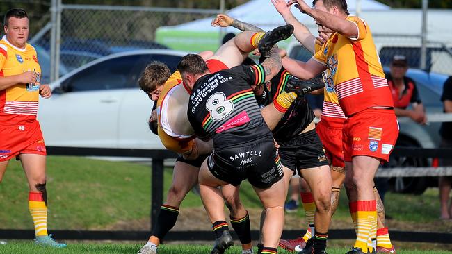 Sawtell Panthers vs Coffs Harbour Comets in round five of the 2024 Group 2 Rugby League competition at Rex Hardaker Oval on May 19, 2024. Picture: Leigh Jensen