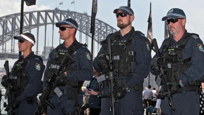 The officers will carry the rifles from today. Picture: AAP / Ben Rushton