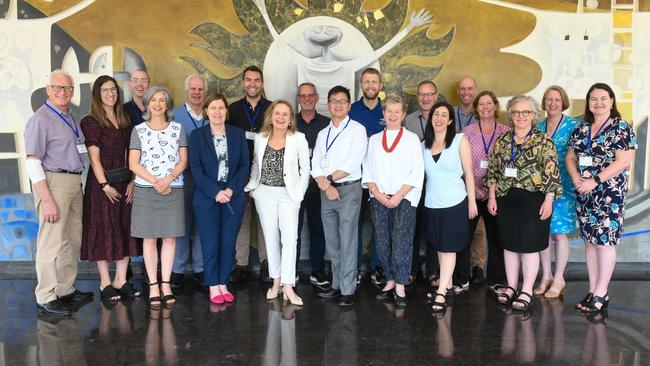 A collection of Australian public health leaders including state chief public health officers Nicola Spurrier and Kerry Chant. Picture: Weizmann Institute of Science