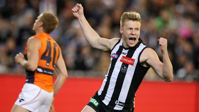 Jordan de Goey celebrates a goal. Picture: Michael Klein