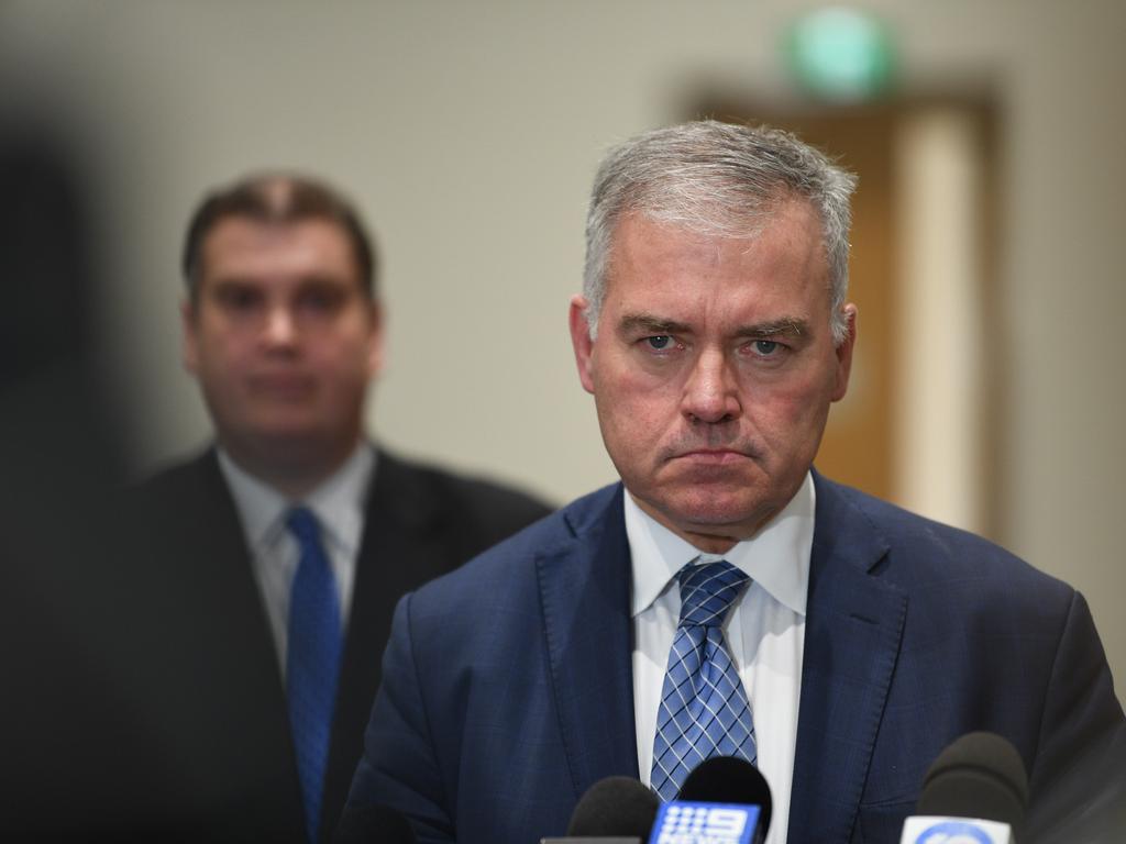 Health Minister Stephen Wade denied claims that a ‘Code Yellow’ was called at Flinders Medical Centre on Monday. Picture: NCA NewsWire / Morgan Sette