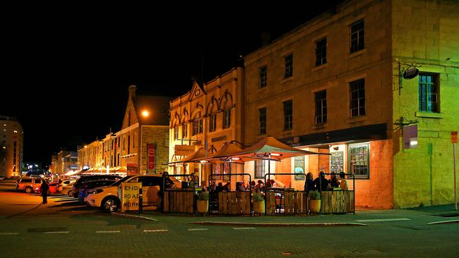 Salamanca Place in Hobart. Picture: Sam Rosewarne