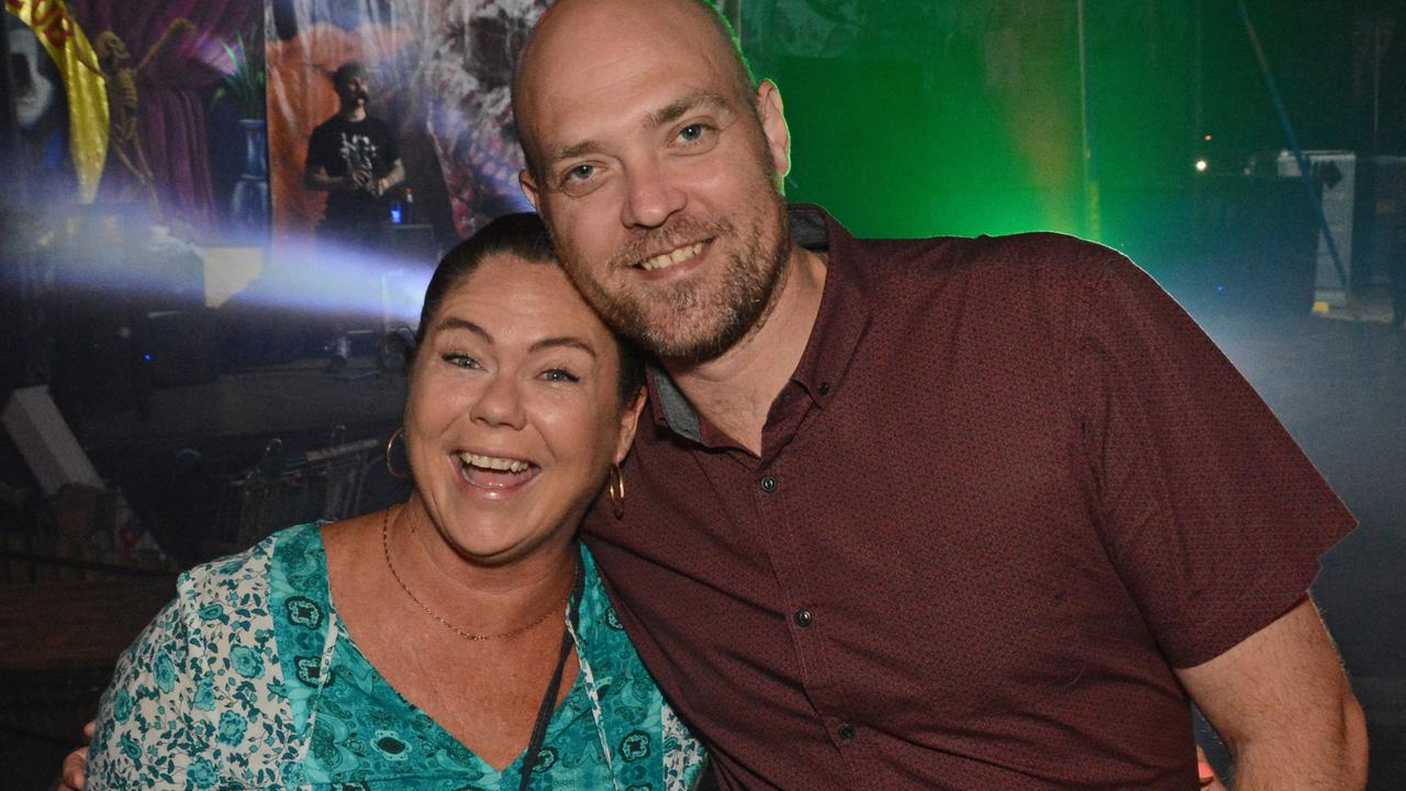 Marnie Parncutt and Justin Porter at Fearaphobia at Helensvale. Picture: Regina King