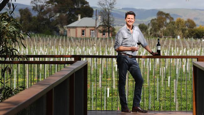 Wirra Wirra managing director and chief executive Andrew Kay at the McLaren Vale winery. Picture: TAIT SCHMAAL.