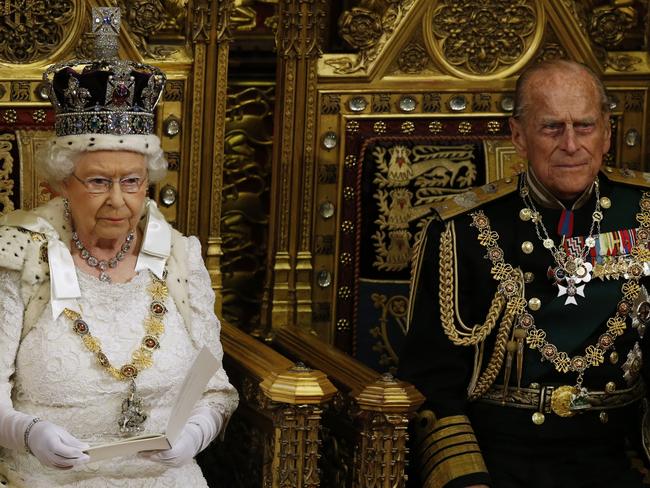 Prince Philip was the “rock” of the British royal family. Picture: Getty