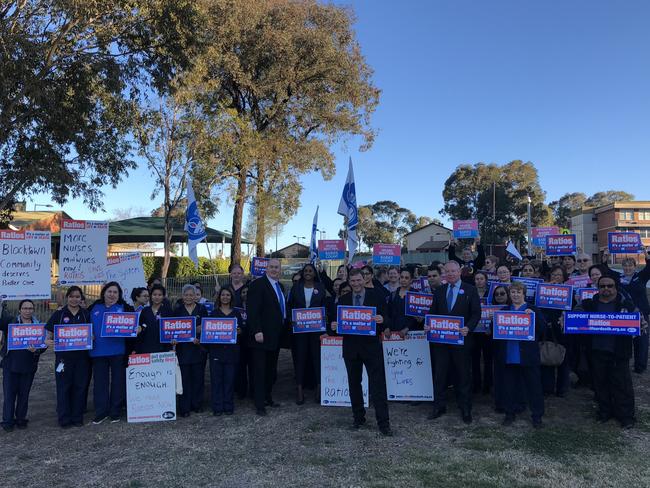 Labor has promised “dozens” of new nurses for Blacktown, but there has also been heavy investment in the hospital by the current State Government.