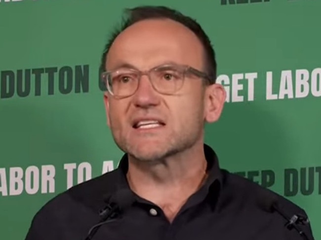 Adam Bandt has launched at the two major parties in an impassioned speech to kick off the Greens’ campaign tonight.