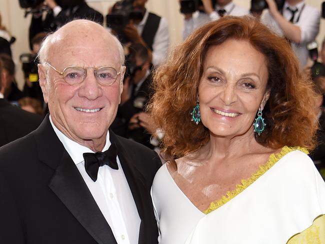 NEW YORK, NY - MAY 01: Barry Diller (L) and Diane von Furstenberg attend the 
