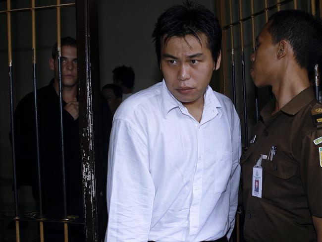 Bali Nine members Matthew Norman (left) and Si Yi Chen at their initial trial. Picture: News Corp Australia