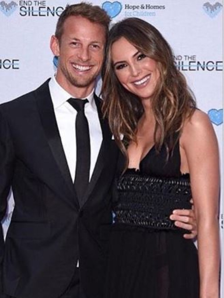 Jenson Button with Brittny Ward Picture Instagram