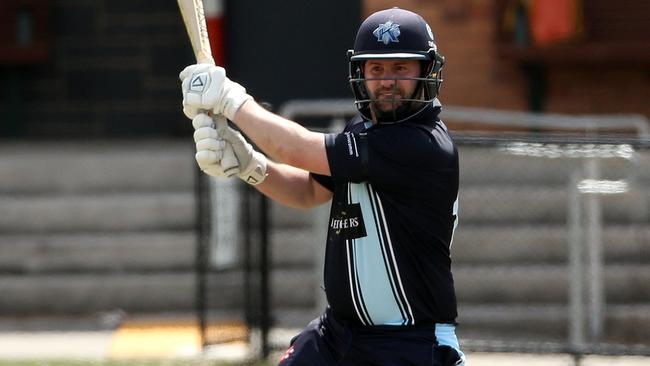 Chris Weeks in action for Kew. Picture: Hamish Blair