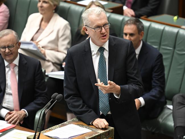 Home Affairs Minister Tony Burke will churn through three days of citizenship ceremonies. Picture: NewsWire / Martin Ollman