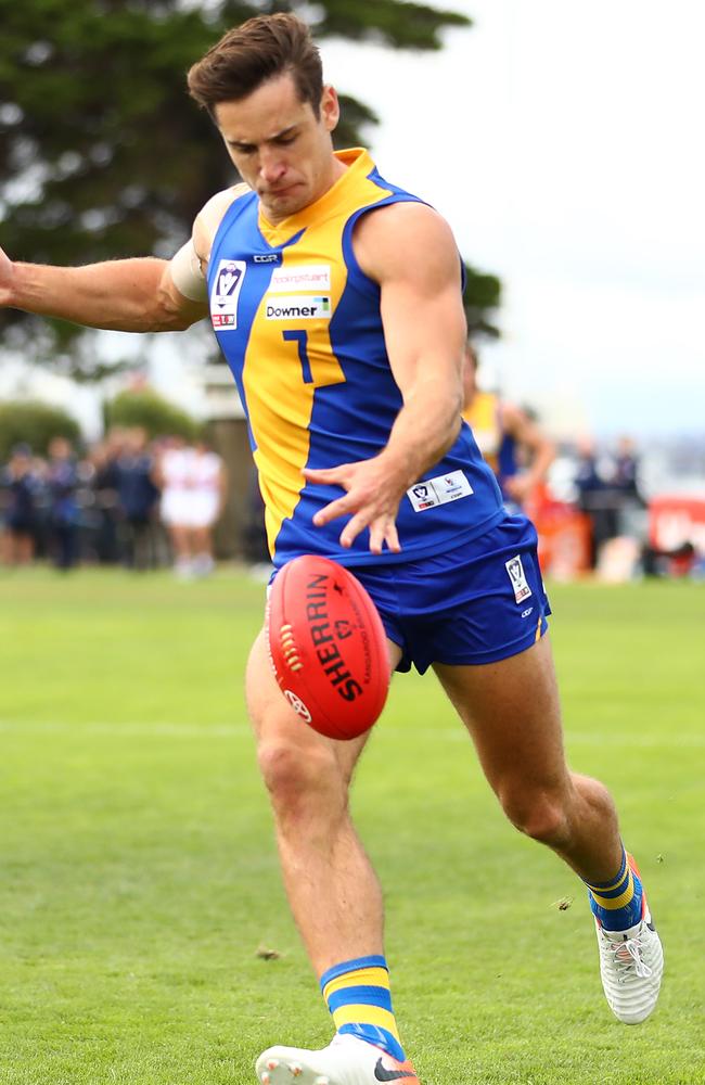 Former Kangaroo Mitch Hibberd starred for Williamstown this season.