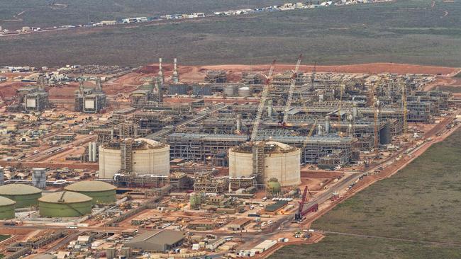 Chevron’s massive Gorgon LNG plant on Barrow Island.