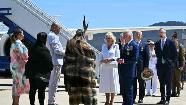 King Charles and Queen Camilla continue their five-day royal tour in Canberra on Monday. Picture: Saeed KHAN / POOL / AFP