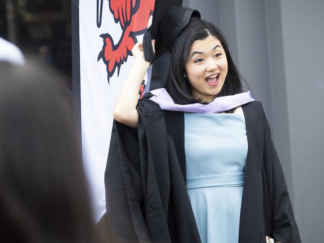 UTAS graduations held at the Hobart Grand Chancellor. Picture: LUKE BOWDEN