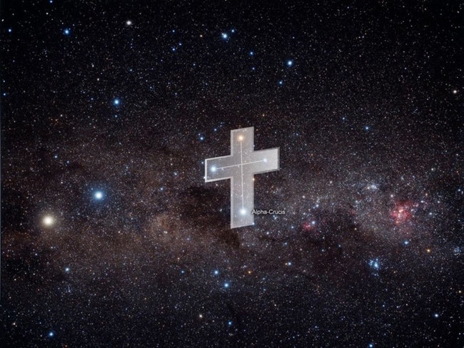 The Southern Cross is easily recognisable by its distinctive cross shape. Picture: iStock