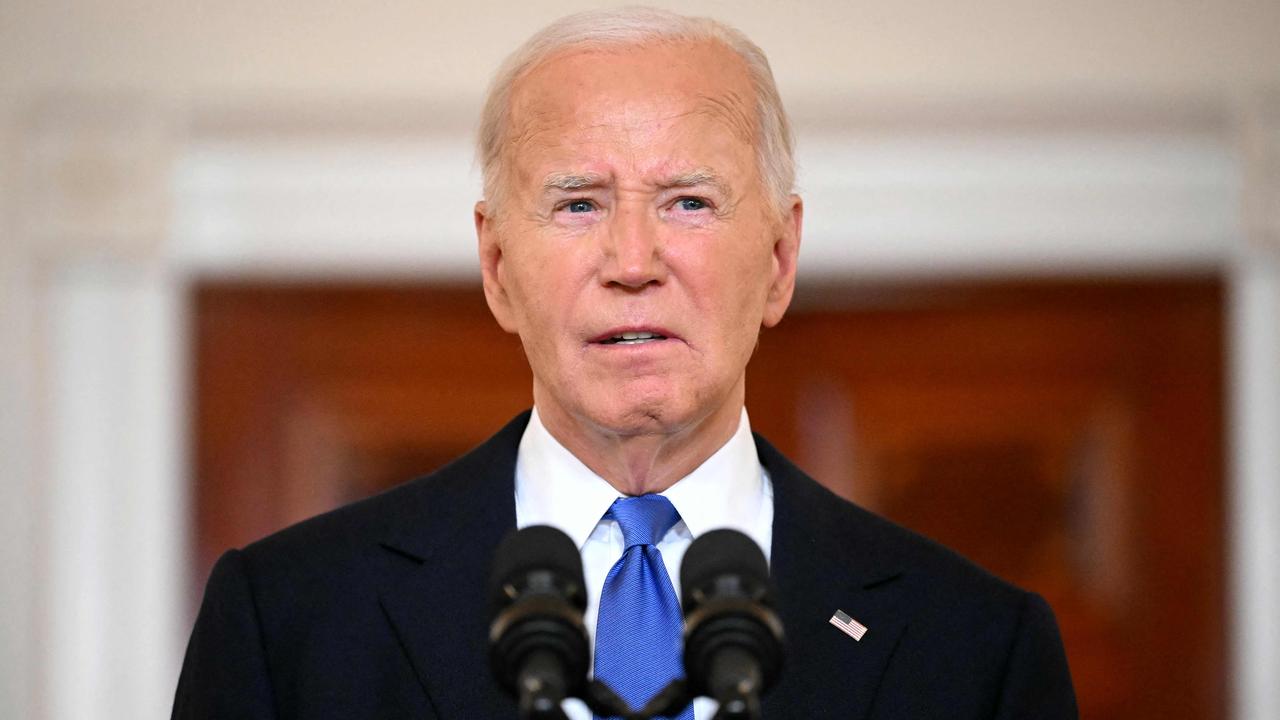 US President Joe Biden delivers remarks on the Supreme Court's immunity ruling at the Cross Hall of the White House in Washington, DC on July 1, 2024. (Photo by Mandel NGAN / AFP)