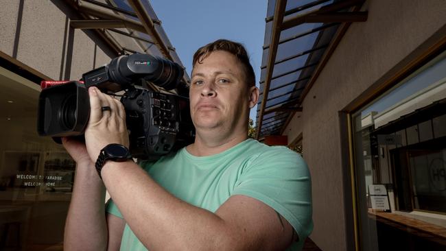 Freelance cameraman Matt Costello has launched a civil suit against former NSW deputy premier John Barilaro. Picture: Liam Mendes