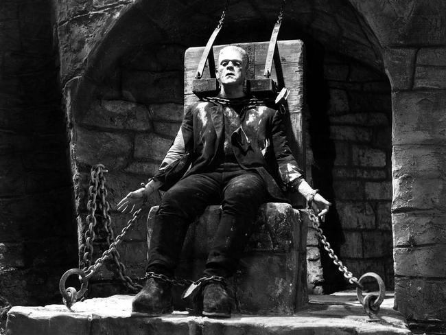 Boris Karloff as the monster in The Bride of Frankenstein 1935.Universal Films.