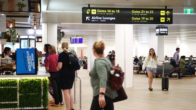 A man from Sydney travelled to Cairns Airport via the ACT in breach of Queensland’s coronavirus restrictions. Picture: Brendan Radke