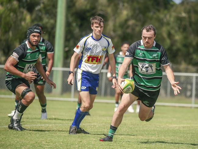 Surfers Paradise Dolphins host Queensland Premier Rugby club Sunnybank at Broadbeach Waters. Picture:Glenn Campbell