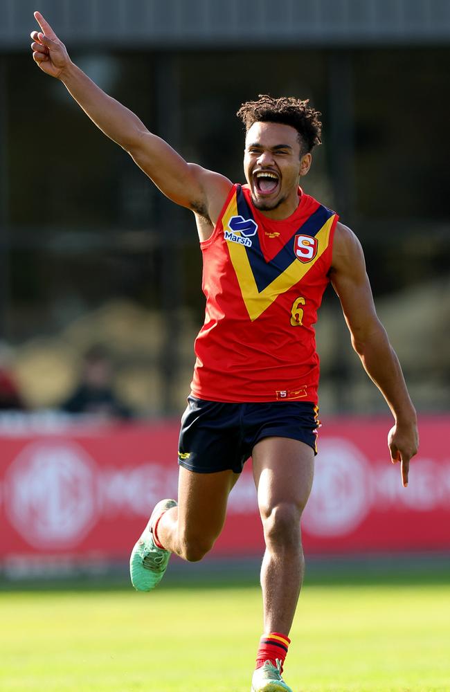 Benny Barrett is highly rated by recruiters. (Photo by Sarah Reed/AFL Photos via Getty Images)