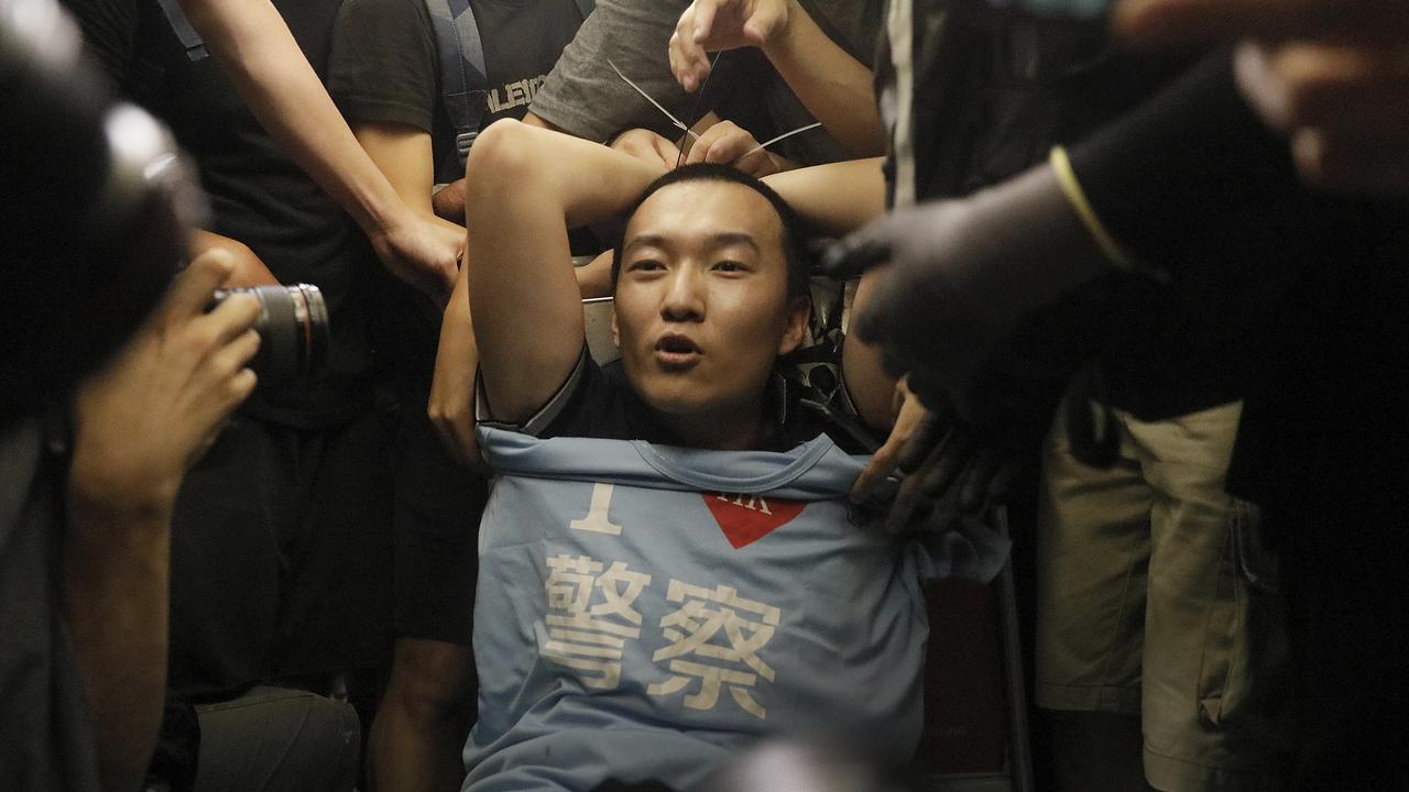 Fu Guohao was turned into an overnight sensation in mainland China after demonstrators surrounded and assaulted him during an airport protest.