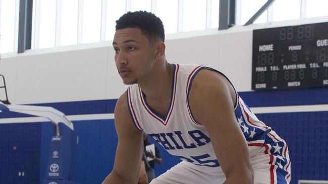 Ben Simmons Draining 3-Pointers at Sixers Practice [WATCH]