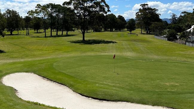 9th hole, C.ex Urunga Golf Club.