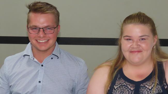 Daniel Trace and Madison Olsson from Kingaroy at the 2023 Kingaroy Show Dinner.