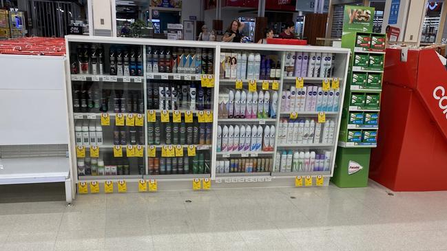 Coles has placed all aerosol deodorants in locked cabinets in all of its NT stores.