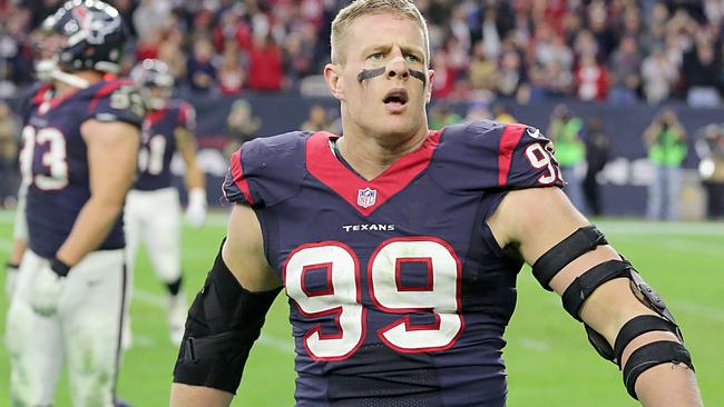 J.J. Watt sacked the Texans.