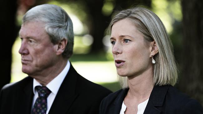 Rebecca White has her say after Bryan Green steps down as Tasmanian Labor Leader. Picture: RICHARD JUPE