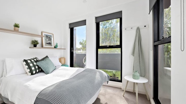 One of the bedrooms you can rent out in Harry Grant’s apartment.
