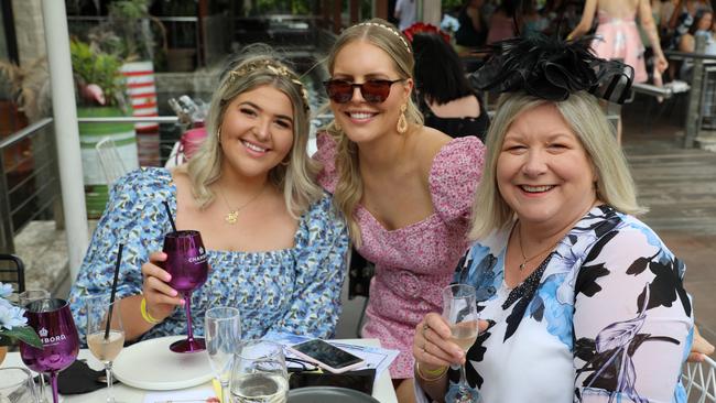 Megan Ingram, Catherine Ingram and Aimed Ingram enjoyed a bottomless brunch at Panthers