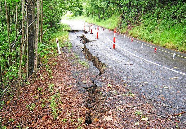 Flood damaged roads in Lismore will take months to repair. Picture: Contributed Lismore City Council