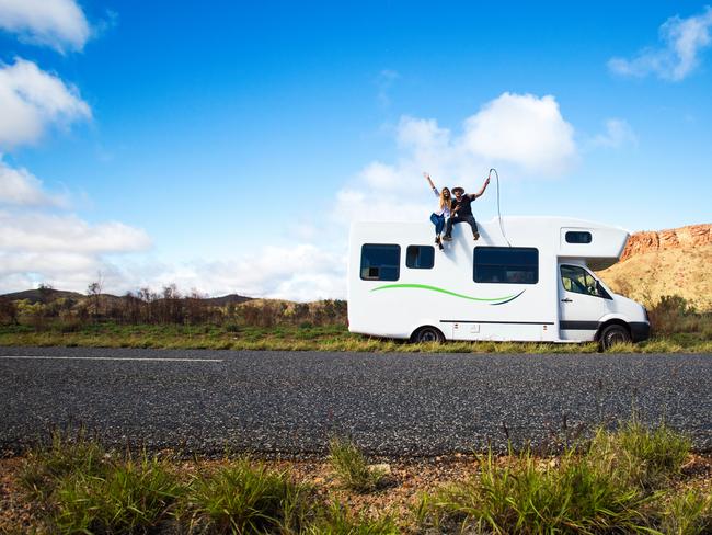 It’s a great time to rent a campervan. Picture: Sam Earp/Tourism NT