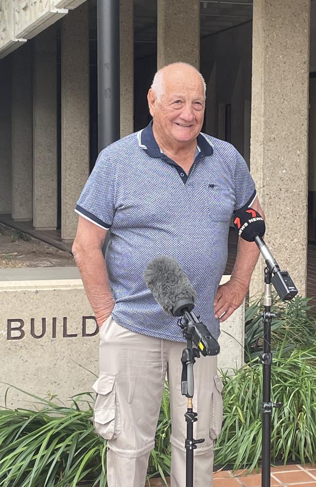 Father David Lancini has child sex charges dropped in Townsville Magistrates Court. Picture: Nikita Mcguire