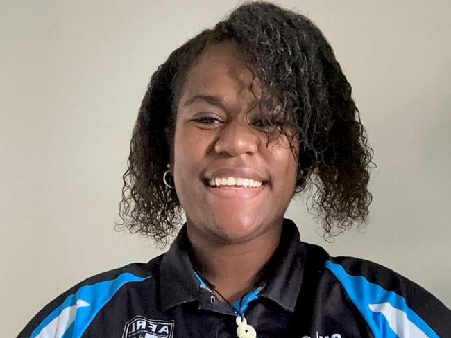 Ilisapeci Bari of the Fiji Women at the Harmony Nines. Picture: Contributed