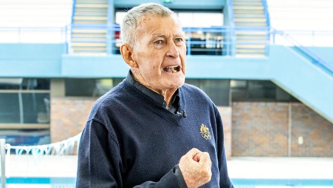 Legendary swimming coach Laurie Lawrence has slammed Swimming Australia’s strict selection policy. Picture: Richard Walker